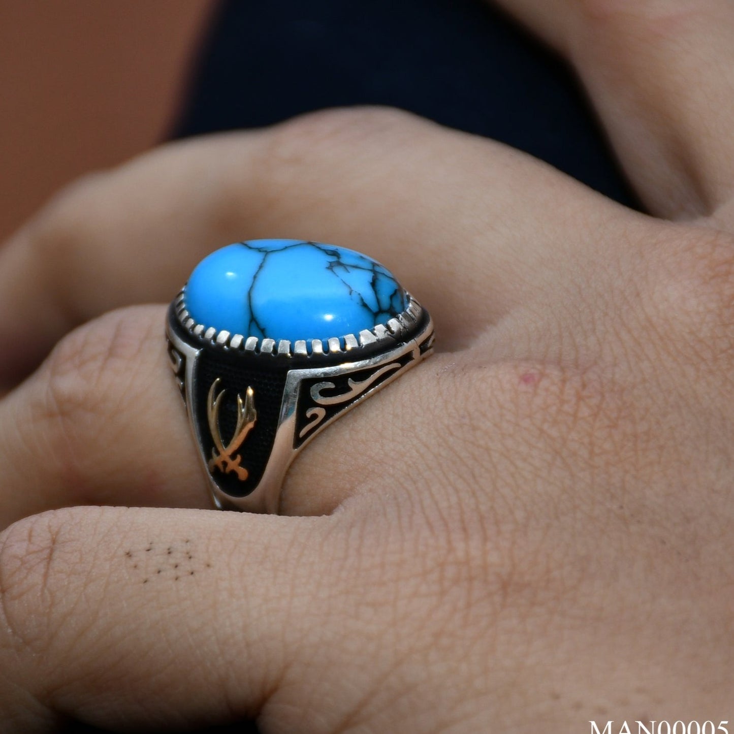 TURQUOISE BLUE RING