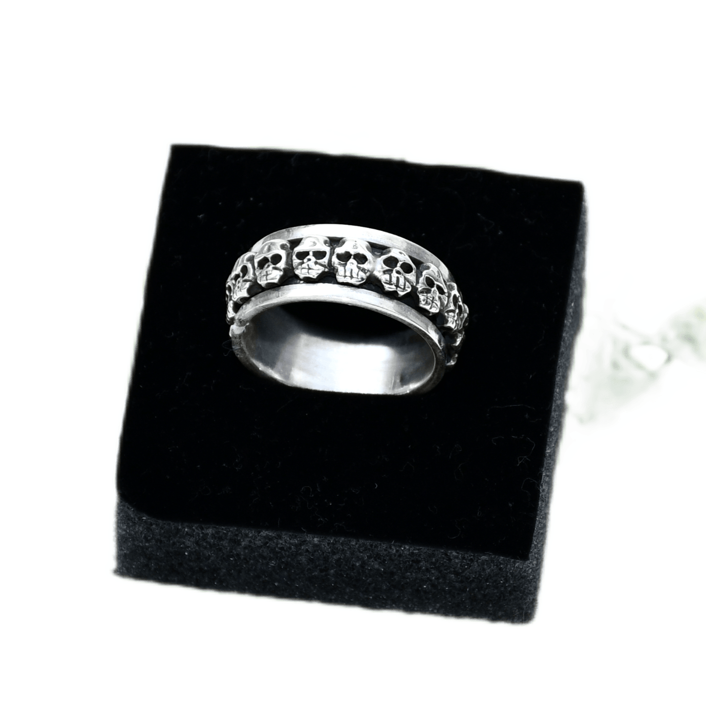 FUNKY SKULL MEN'S BAND RING