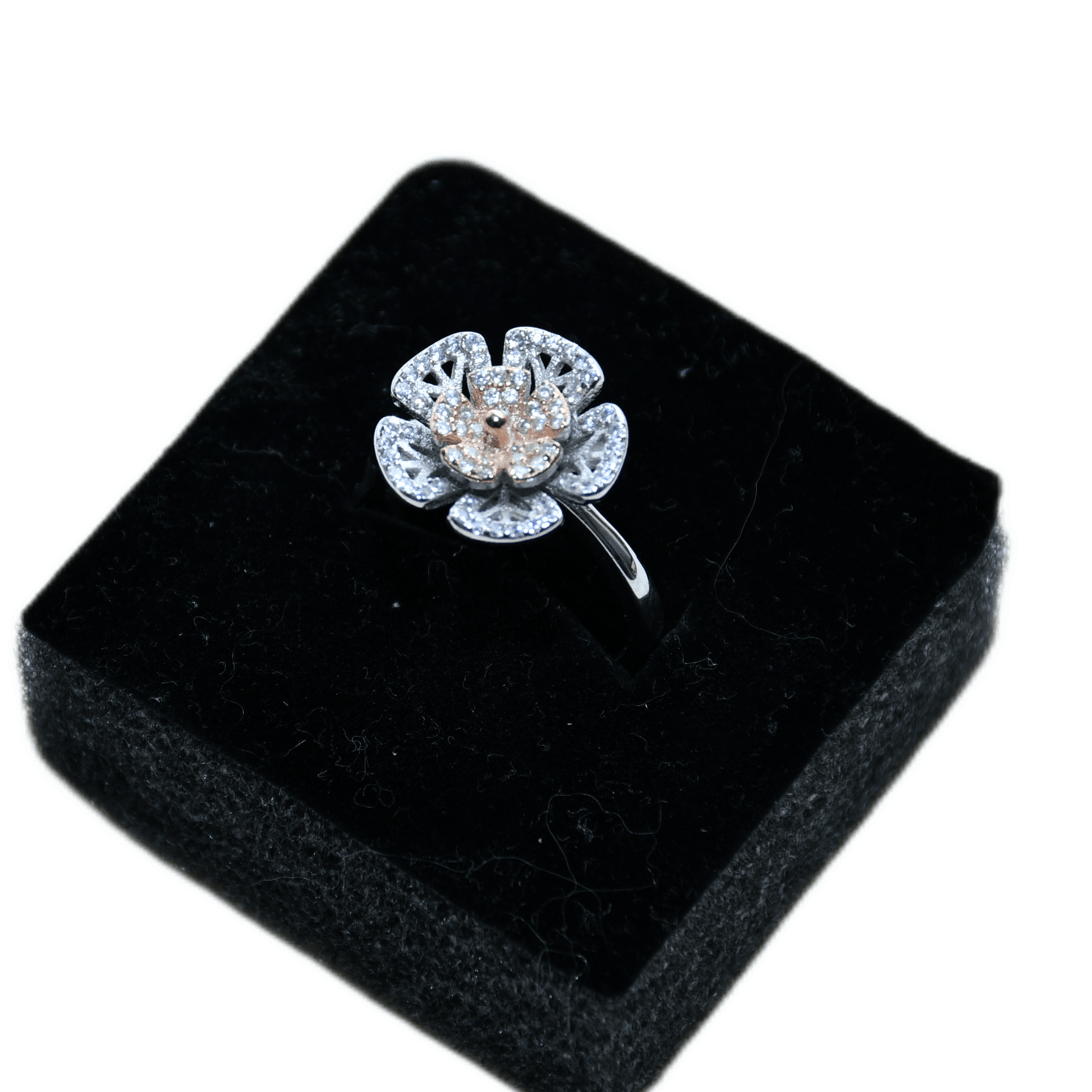 FLOWER STUDDED WOMEN'S RING