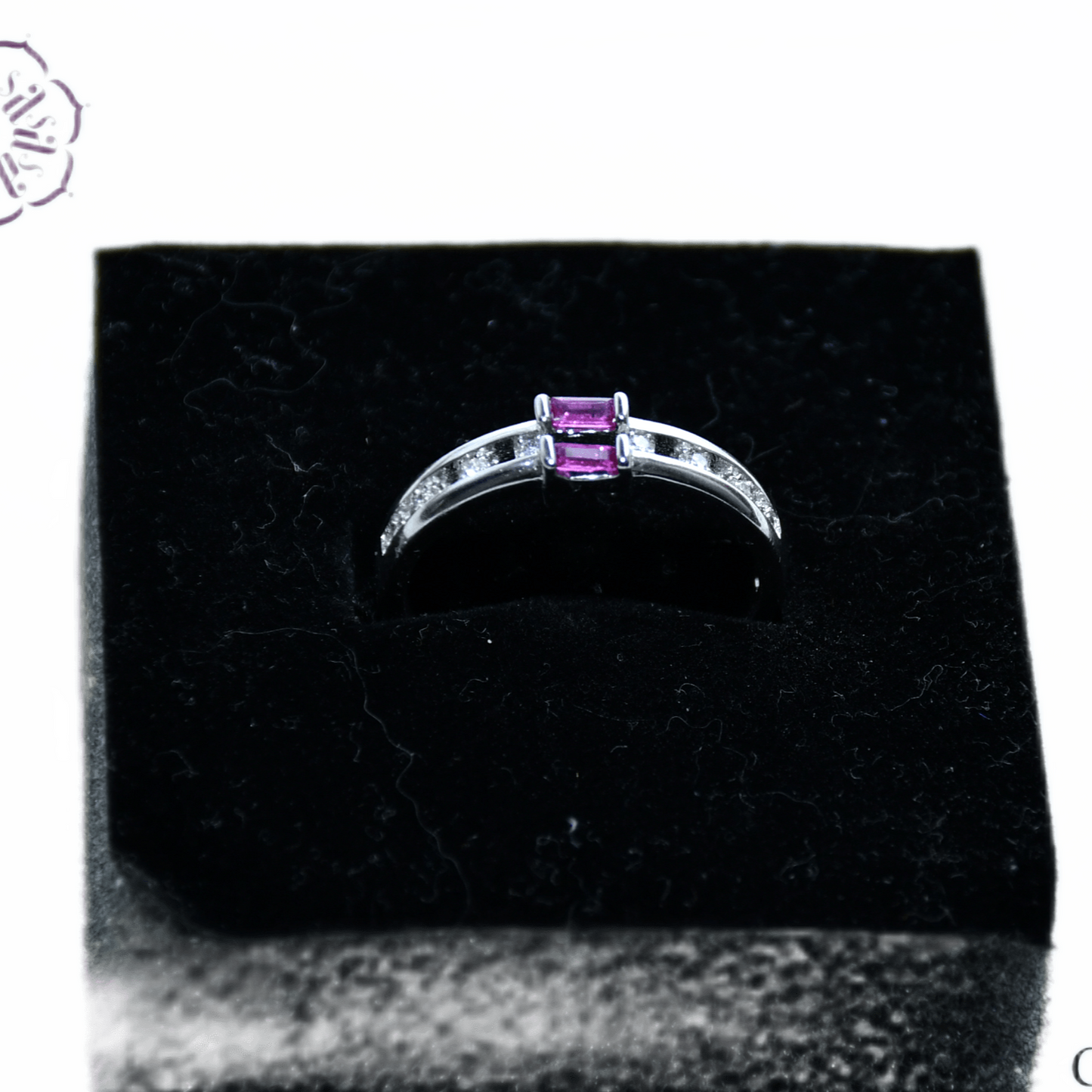 PURPLE STUDDED WOMEN'S RING