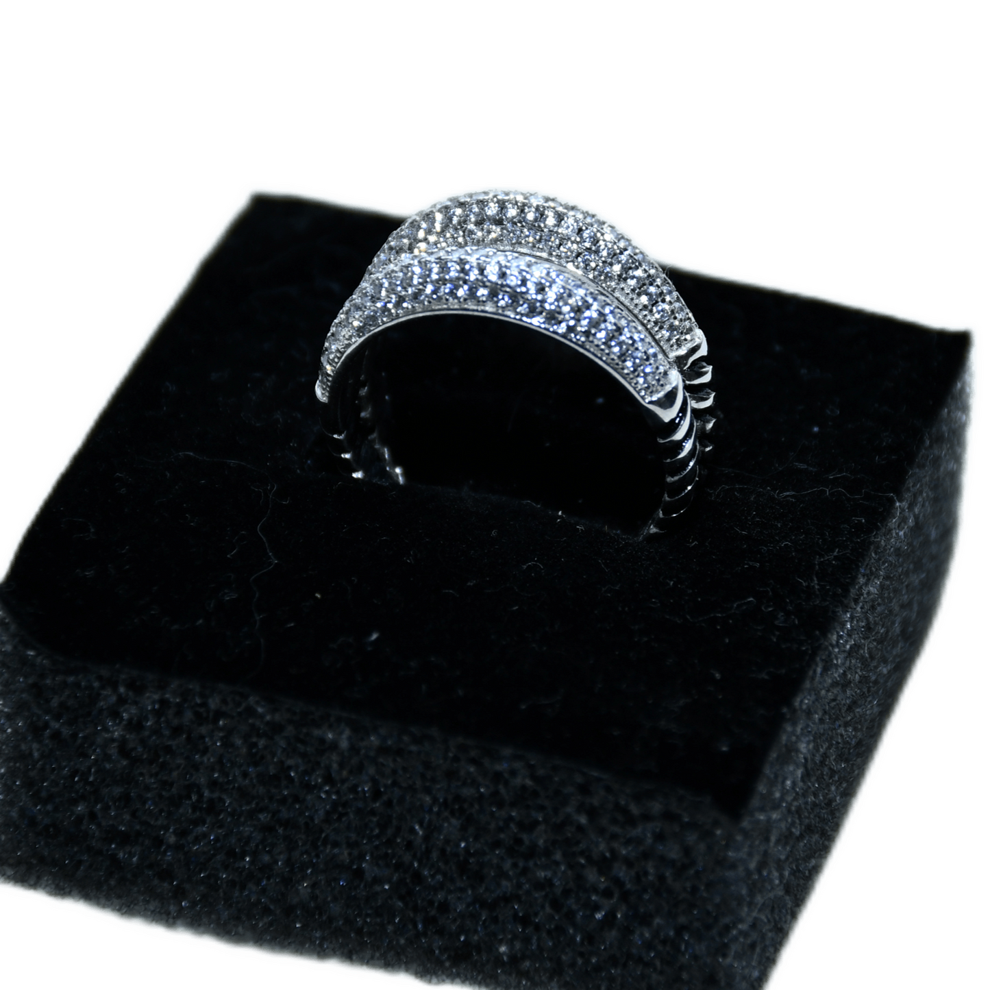 TWIN STUDDED WOMEN'S RING