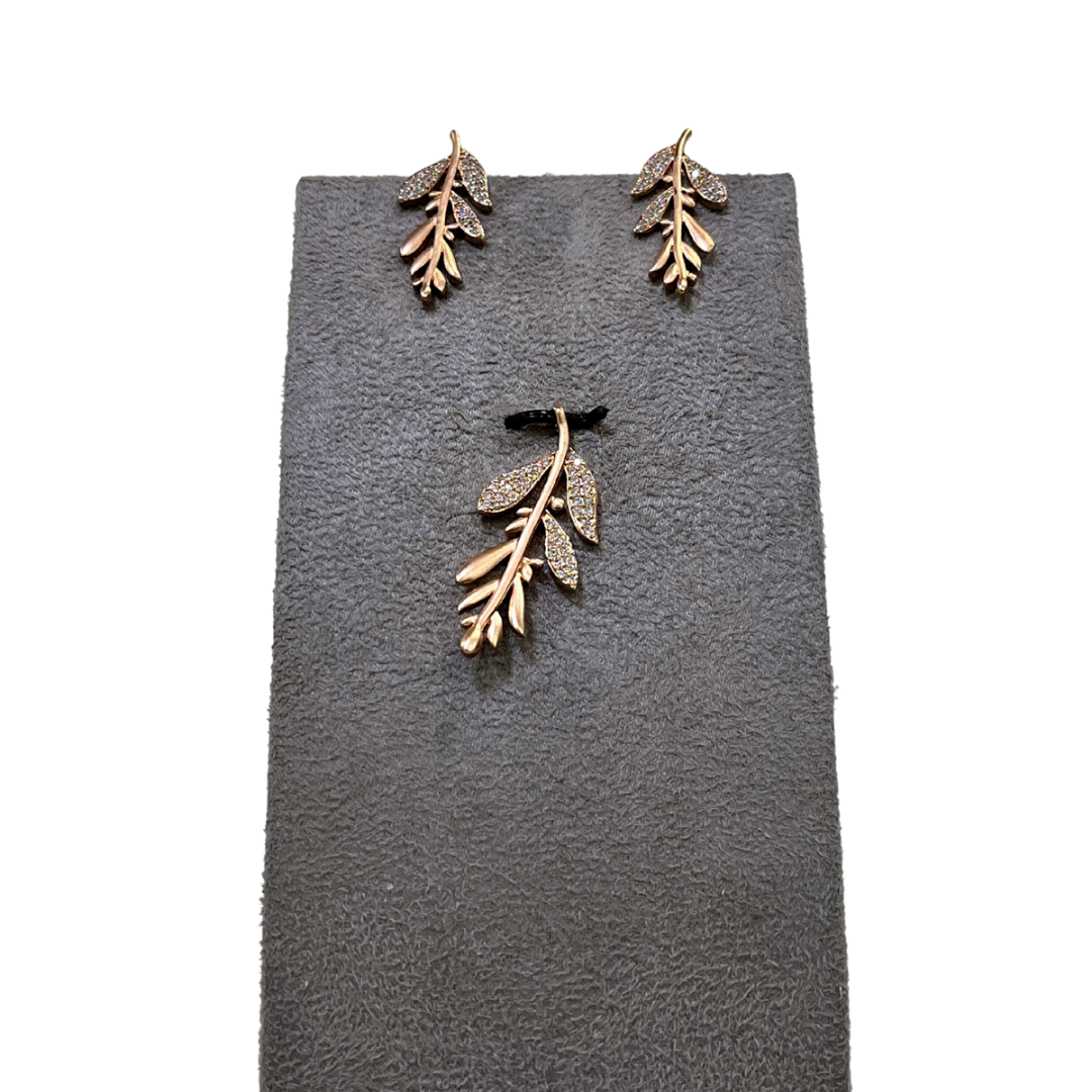 LEAF PENDANT SET