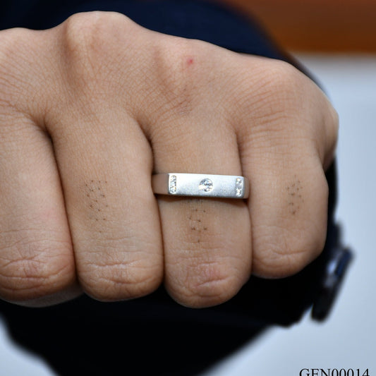 RECTANGULAR MEN'S RING