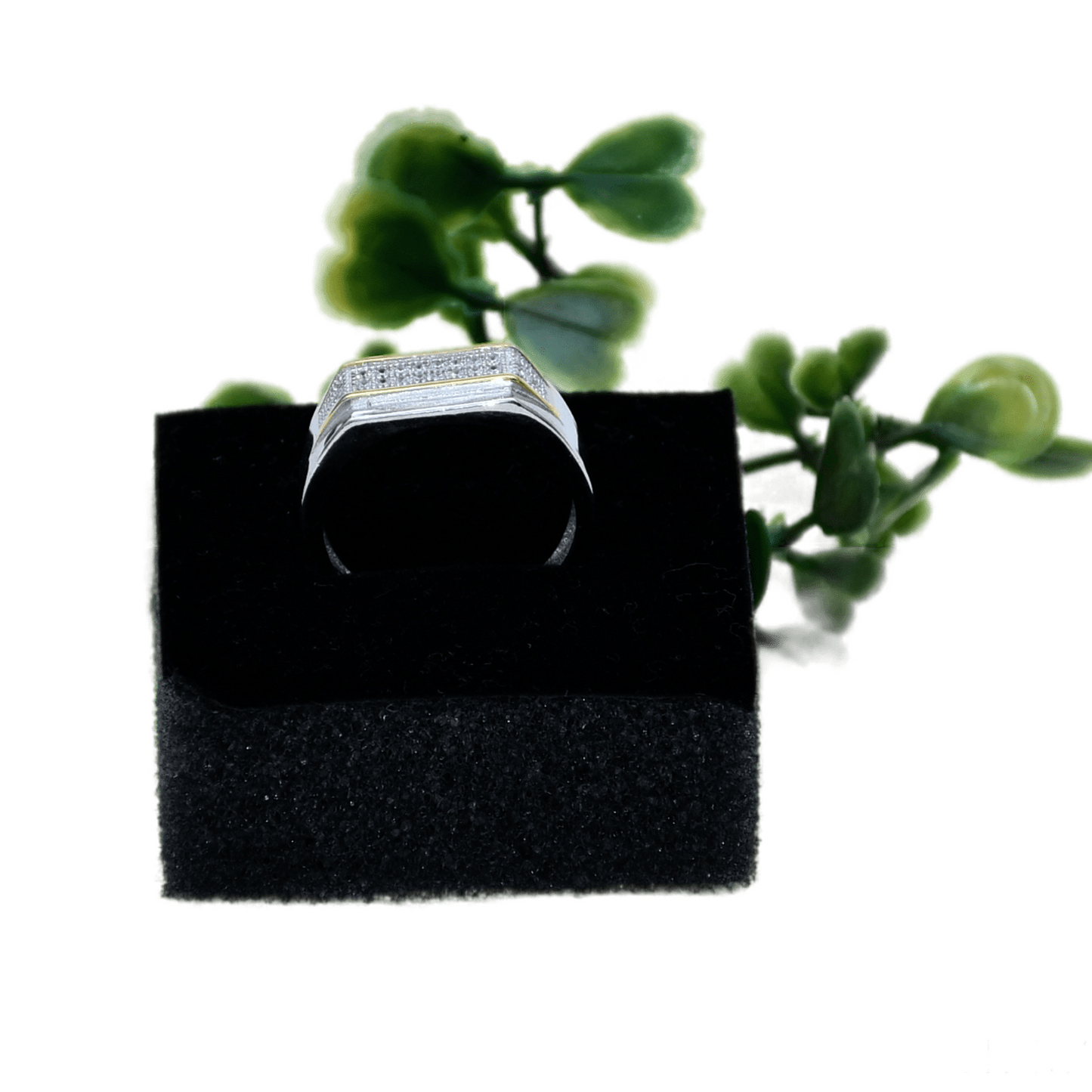 STUDDED MEN'S RING