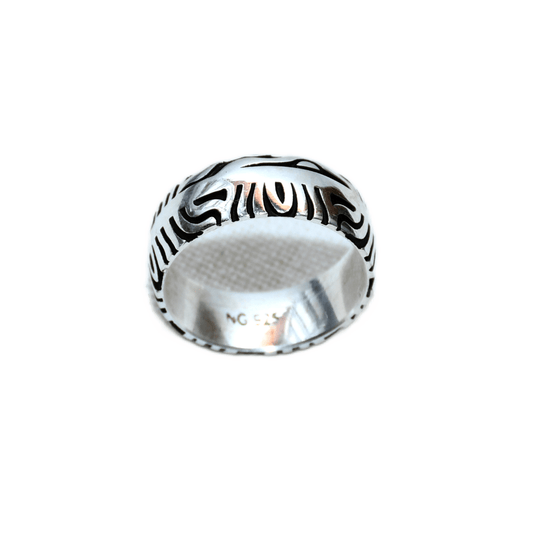 OXIDISED MEN'S RING