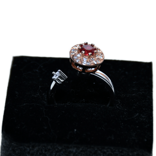 RED STONE WOMEN'S RING