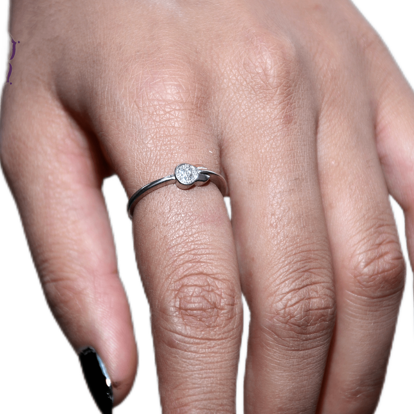 STUDDED WOMEN'S RING