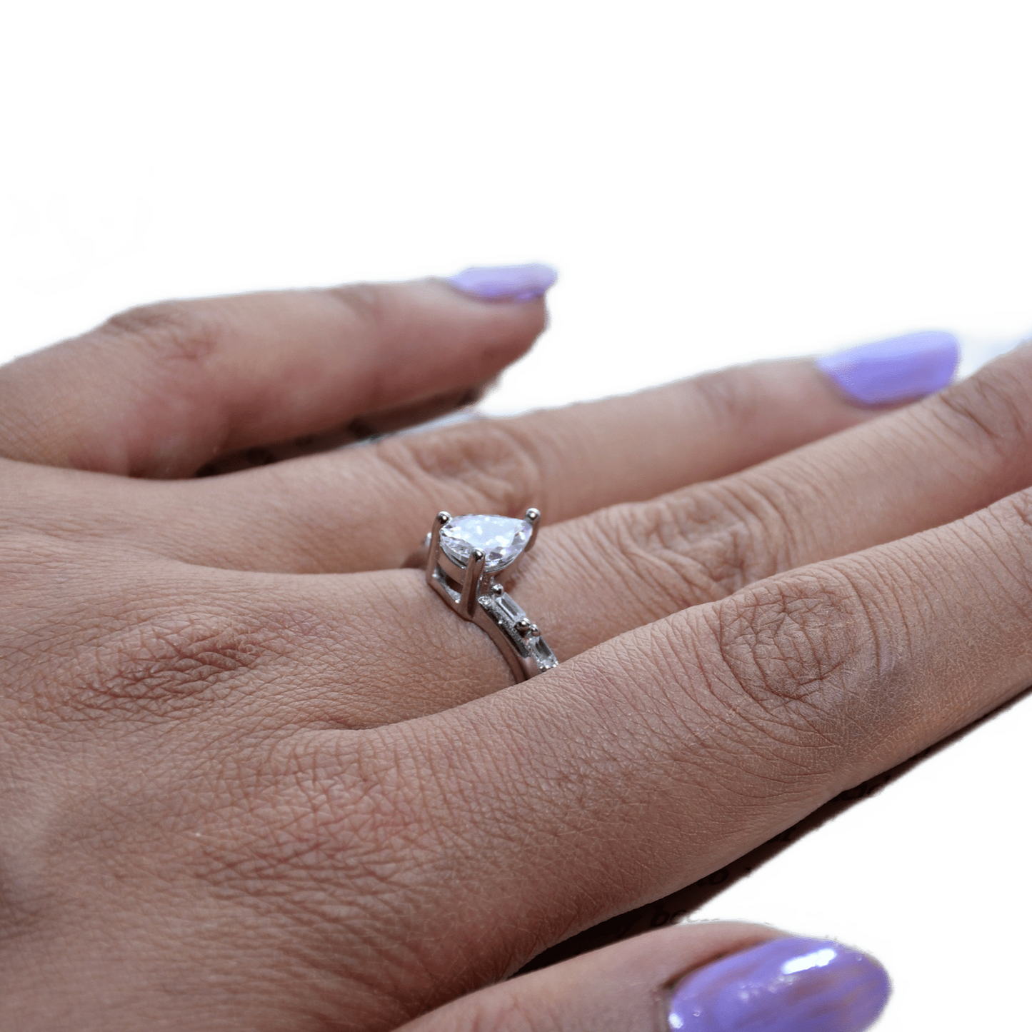 SINGLE ZIRCON WOMEN'S RING