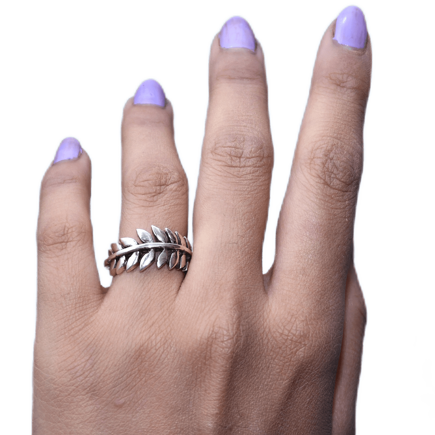 LEAF PATTERN WOMEN'S RING